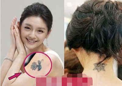 女明星的纹身图腾它的喻义你知道吗