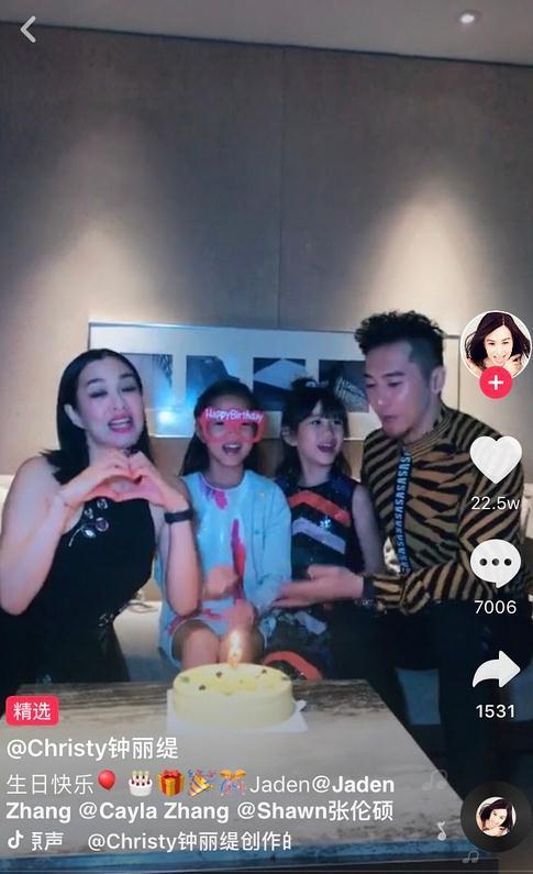 钟丽缇女儿Cayla拍抖音,没想到她私底下这么放得开!