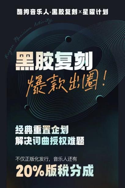 解决词曲授权难题 酷狗「黑胶复刻」经典老歌等你来唱