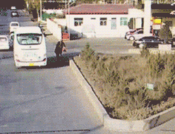 爆笑gif图:后发制人,你腿短别说话