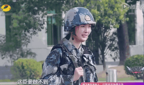 是机智爱可爱的少女幂,也是不服输的女汉子,杨幂的拼命不是演的