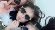 郭富城携全家看赛马，方媛小腹凸起，网友猜有三四个月了
