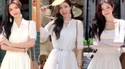 夏天衣服要多穿浅色少穿深色，这些白色系穿搭，清爽又耐看