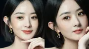 赵丽颖拍新广告，头发染黑了气质回来了，冯绍峰给新女友买爱马仕