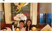 奚梦瑶接娃放学，大儿子正脸曝光，遗传妈妈好基因，又高又帅