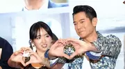 方媛亲力亲为送女上学！八个月孕肚行动如风，郭富城缺席引猜测