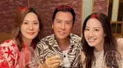 62岁甄子丹为68岁岳母庆生，妻子汪诗诗也在，三人同框他比岳母还显老