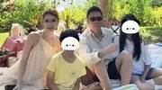 马筱梅巴厘岛造型吸睛！紫裙撞脸杨颖气质佳，汪小菲全家同游享惬意