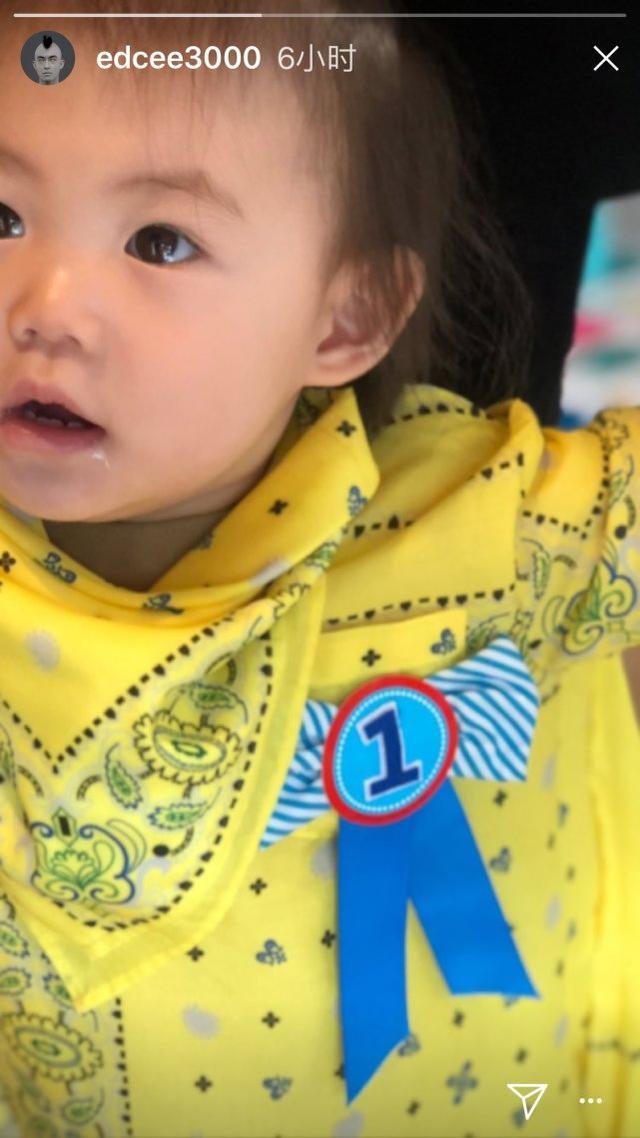 能让陈冠希心甘情愿下跪伺候的，就只有这个刚满一岁的小女孩了