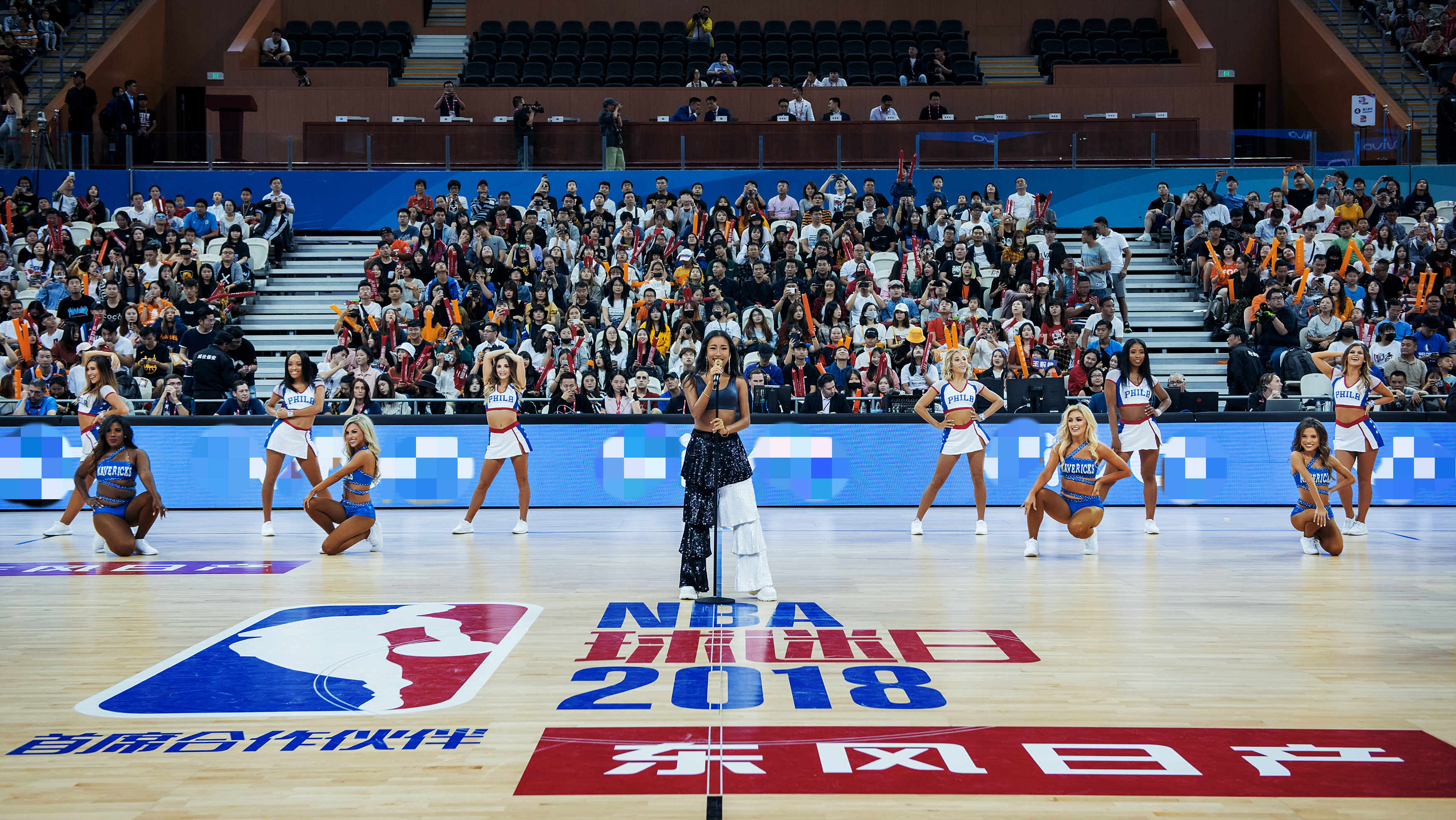 吉克隽逸现身nba中国赛实力诠释音乐不息运动不止