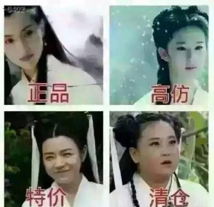 虽然还有其他版本的小龙女,但这四个版本是最让网友印象深刻,尽管都要