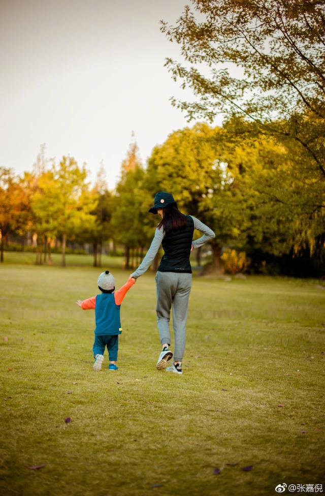 张嘉倪儿子照片曝光没想到小朋友颜值这么高
