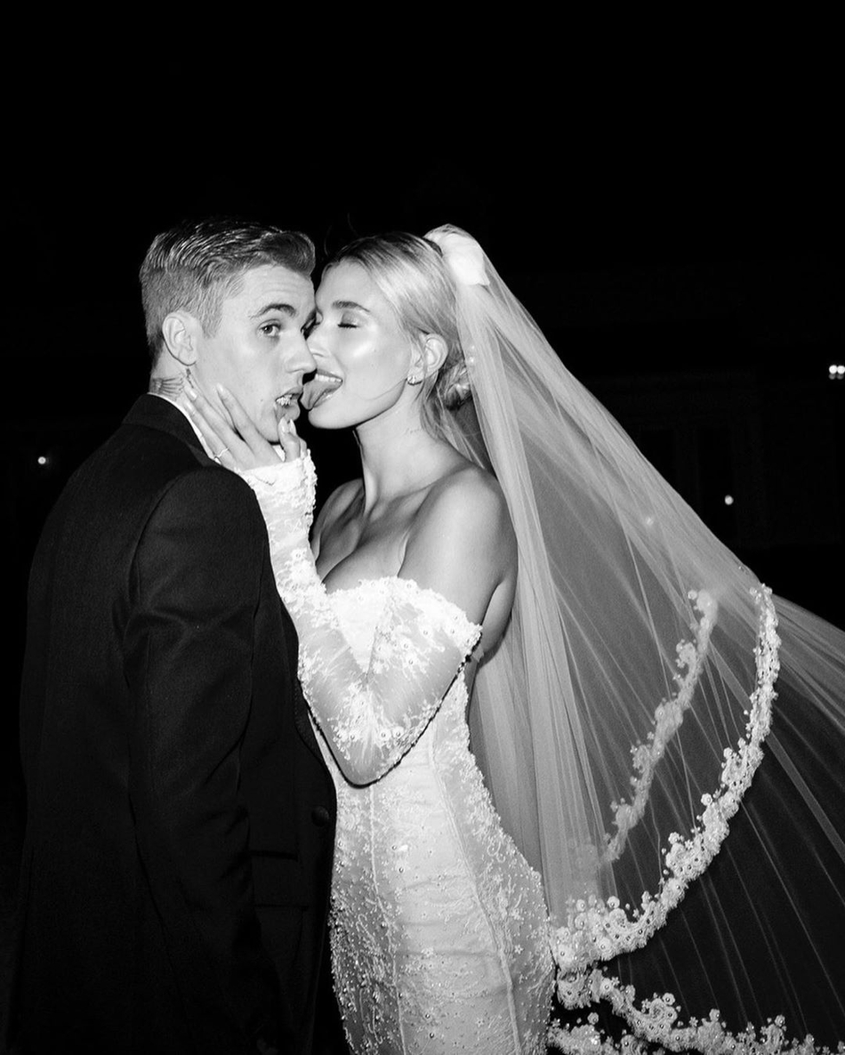 JustinBieber结婚照图片